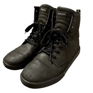 Dr Martens Sheridan Octavo Black Combat Boots Women’s US 6 EU 37 Lace Up